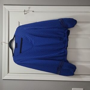 Lane Bryant Vibrant Blue Top